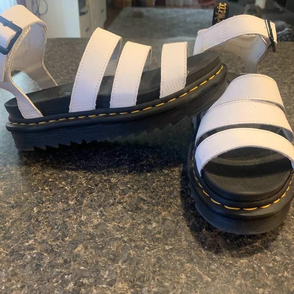 Dr. Martens Blaire Hydro leather strap sandals